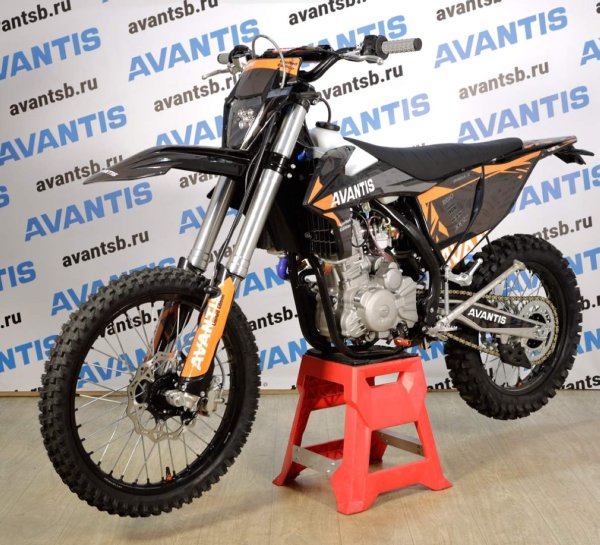 Мотоцикл эндуро Avantis Enduro 300 Carb (CBS300/174MN-3 Design KTM черный) KKE с ПТС